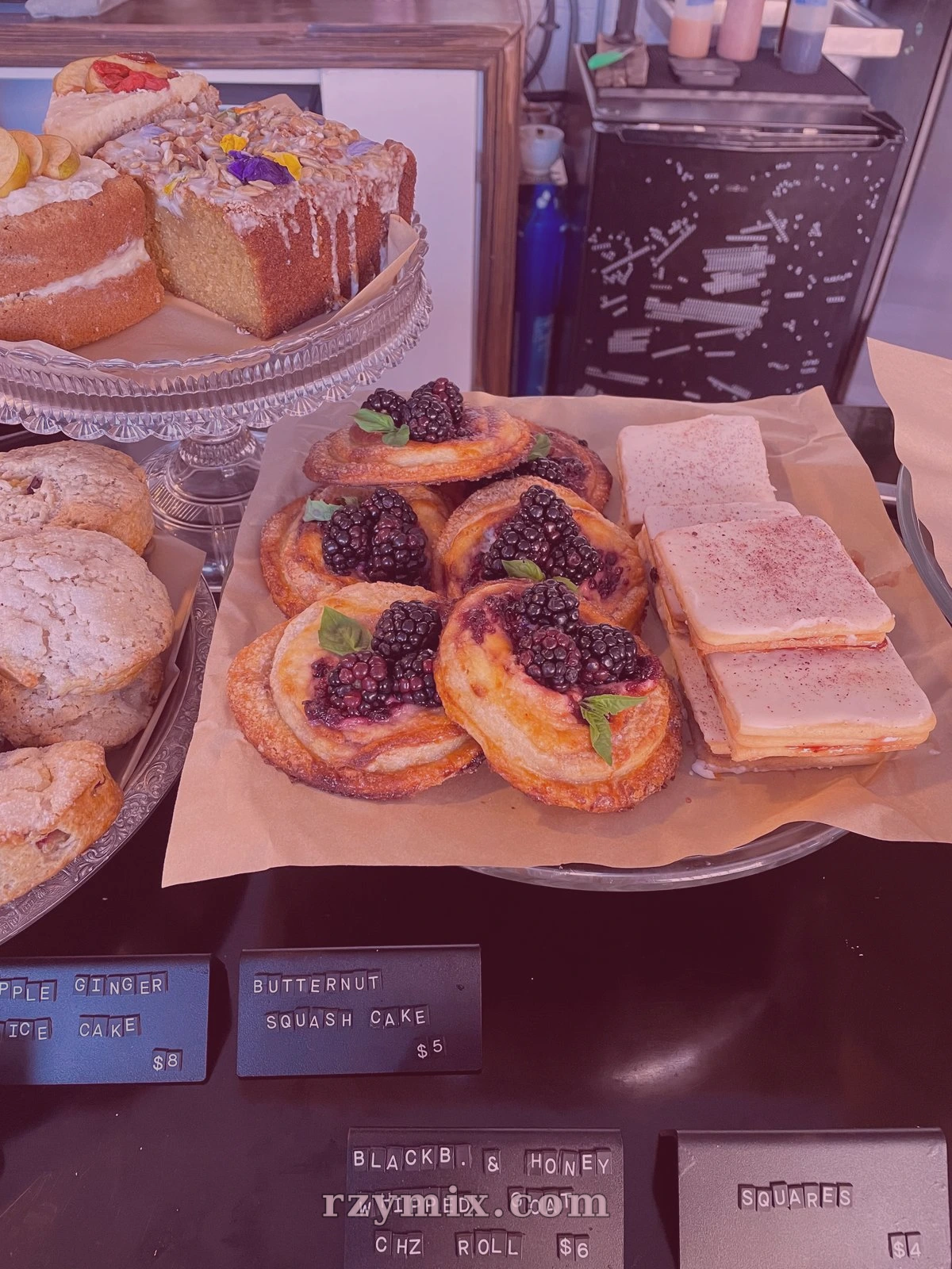 blackberry tartlets and raspberry danish shortbreads